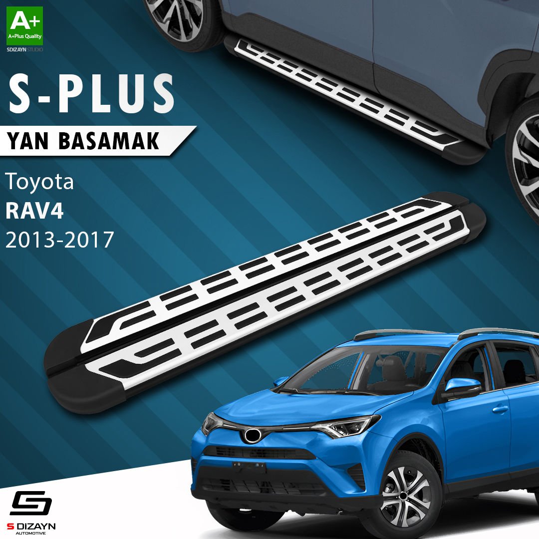 S-Dizayn Toyota Rav 4 4 S-Plus Gri Yan Basamak 173 Cm Etekli 2013-2017