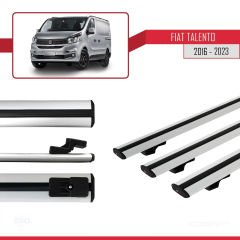 Fiat Talento 2016-2021 Arası ile uyumlu Basic Model Ara Atkı Tavan Barı GRİ 3 ADET