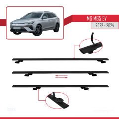 MG MG5 EV 2022 ve sonrası ile uyumlu Basic Model Ara Atkı Tavan Barı SİYAH 3 ADET