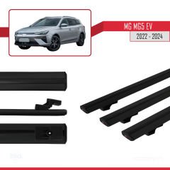 MG MG5 EV 2022 ve sonrası ile uyumlu Basic Model Ara Atkı Tavan Barı SİYAH 3 ADET