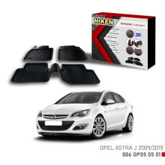 Opel Astra J için Uyumlu 2009-2015 3D Paspas