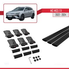 MG MG5 EV 2022 ve sonrası ile uyumlu FLY Model Ara Atkı Tavan Barı SİYAH 3 ADET