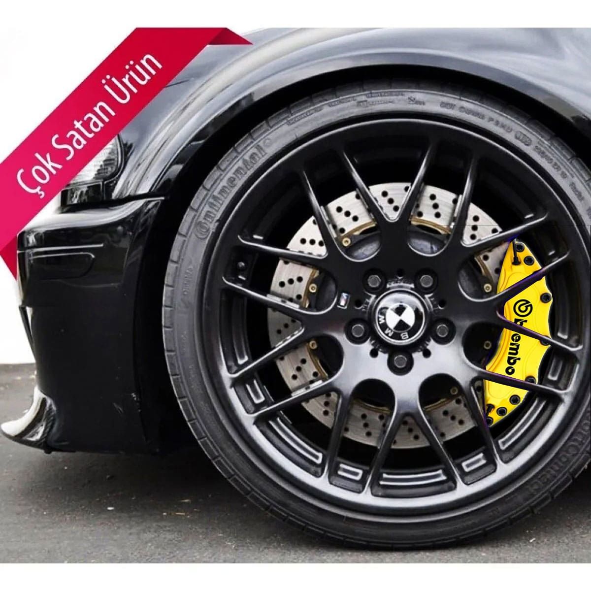 Subaru Levorg Uyumlu Brembo Sarı Kaliper Kapağı 4 Parça Ön Arka Set