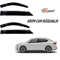 Krom Cam Rüzgarlığı Ford Focus 2019-2021/ Caru419