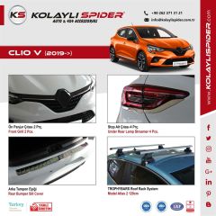 Renault Clio 5 Arka Tampon Çıtası Krom 2019 ve Sonrası