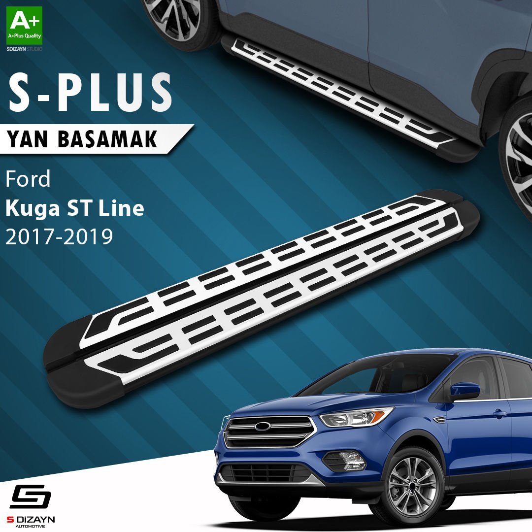 S-Dizayn Ford Kuga 2 ST-Line S-Plus Gri Yan Basamak 183 Cm 2017-2019