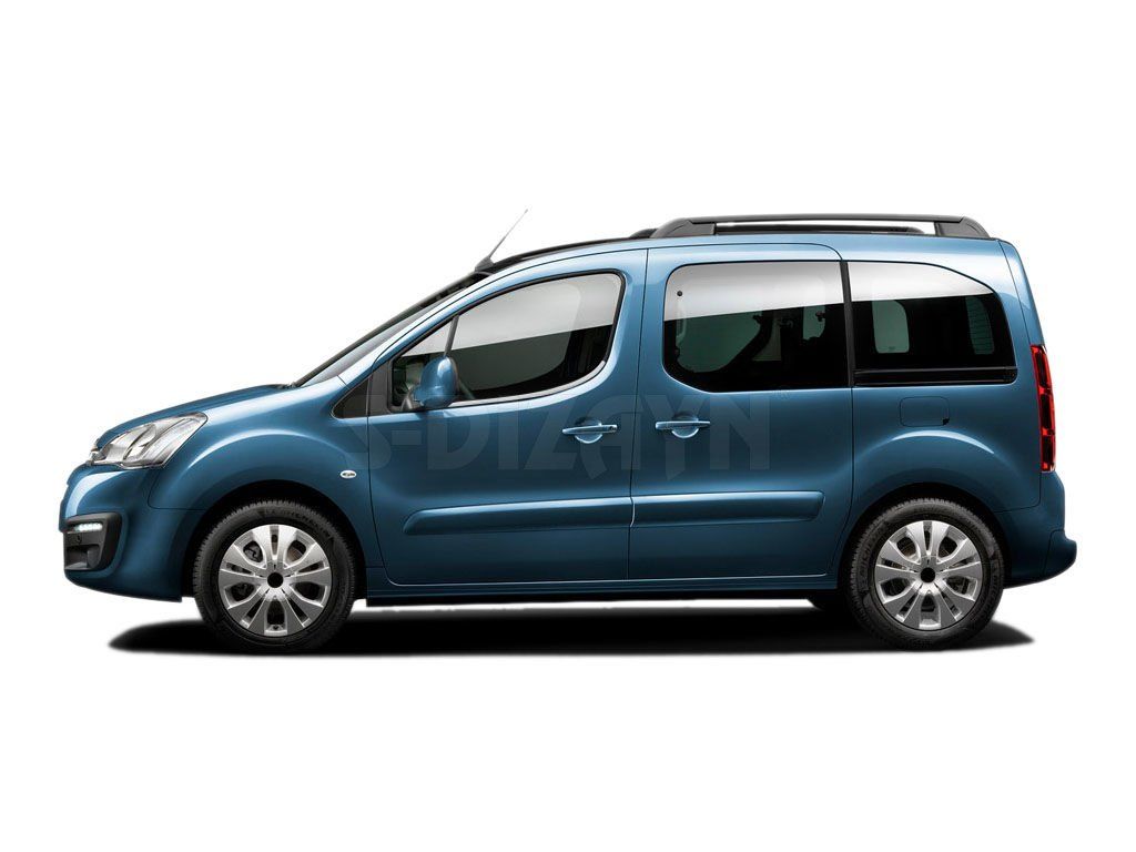 Citroen Berlingo Uyumlu Krom Cam Çıtası 2 Parça 2008-2018