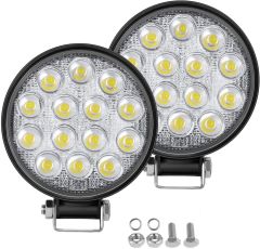 Space Yuvarlak 14 Led Beyaz Sis Lambası / Lass316