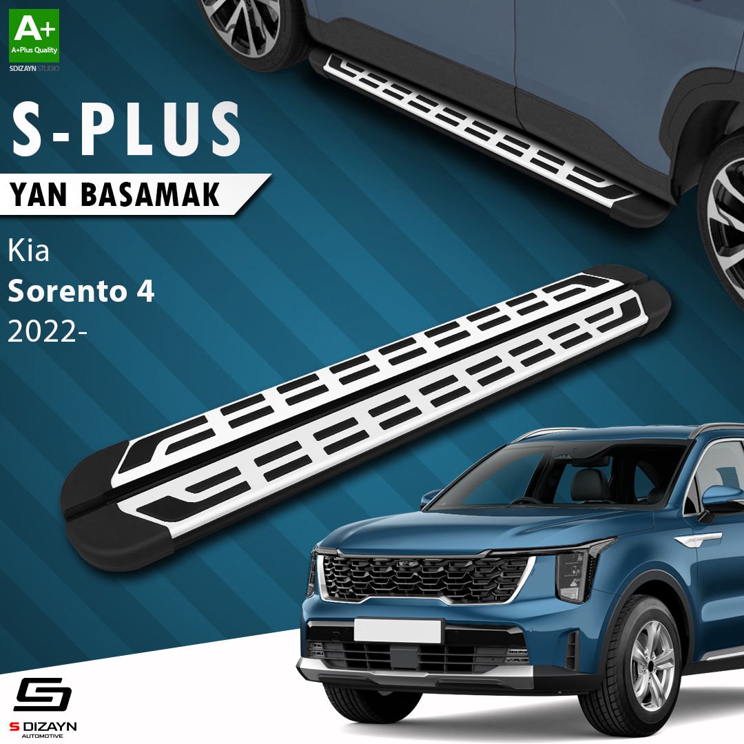 S-Dizayn Kia Sorento 4 S-Plus Gri Yan Basamak 183 Cm 2022 Üzeri