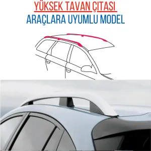 NISSAN QASHQAI 2014-2020 TRX1 Thunder Carrier Kilitli Ara Atkı Gri thumb 4