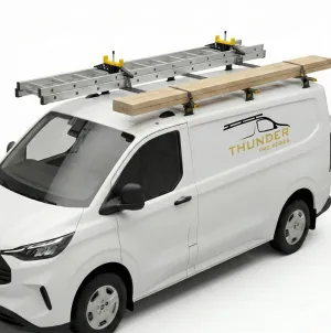Volkswagen Transporter T7 2025 2026 Thunder Pro Seri Ağır Yük Taşıma Ara Atkı Tavan Barı 3 lü - Görsel 2