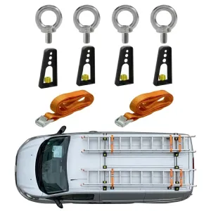 Peugeot Traveller 2016-2026 Thunder Pro Seri Ağır Yük Taşıma Ara Atkı Tavan Barı Ürün Sabitleme Seti - Görsel 2