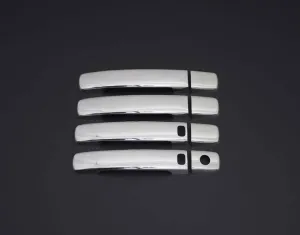 Nissan Uyumlu Qashqai 2007 - 2014 Krom Kapı Kolu Kaplaması Sensörlü