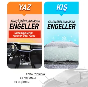 Mazda Millenia Ön Cam için Kar ve Güneş Koruyucu Branda thumb 3