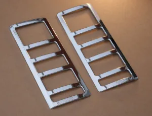 Opel Uyumlu Combo C 2001 - 2011 Krom Stop Çerçevesi