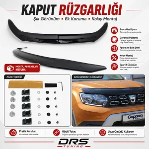 Renault Clio Uyumlu 5 Kaput Rüzgarlığı -2020 Parça - Görsel 2