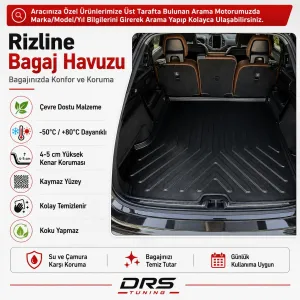 Honda Civic Uyumlu Hatchback 2016-2021 3D Bagaj Havuzu - Görsel 2