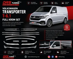 Volkswagen Transporter T6.1 2019+ Full Krom Set