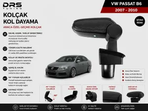 Volkswagen Passat B6 2007 - 2010 Kolçak Kol Dayama Siyah
