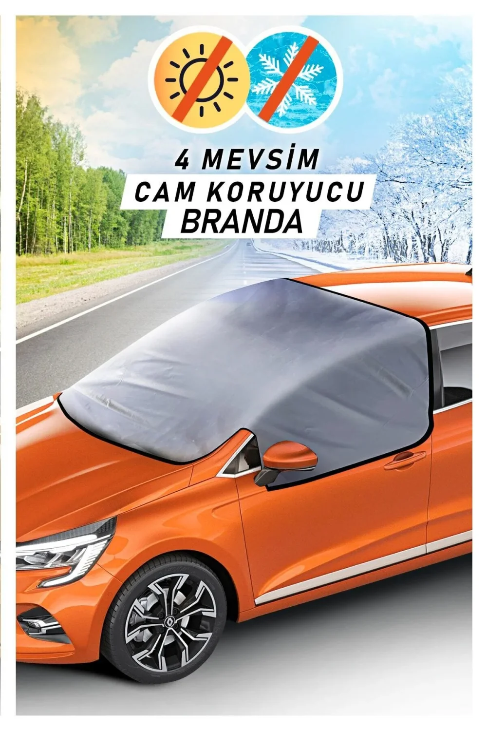 Abarth 124 Spider 2016-2019 Uyumlu Güneş Koruyucu Ve Buzlanma Önleyici Branda