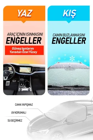 Abarth 124 Spider 2016-2019 Uyumlu Güneş Koruyucu Ve Buzlanma Önleyici Branda thumb 2