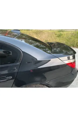 Bmw E60 bagaj üstü spoiler siyah boyalı plastik boyalı 2003 / 2009 thumb 2