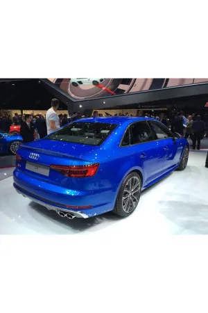 Audi S4 arka tampon difüzörü model 2016+ B9 thumb 4