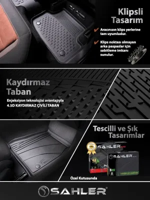 KGM Torres EVX 2023 ve Sonrası Uyumlu 4.5D Premium Havuzlu Oto Paspas - Torres EVX - Görsel 5
