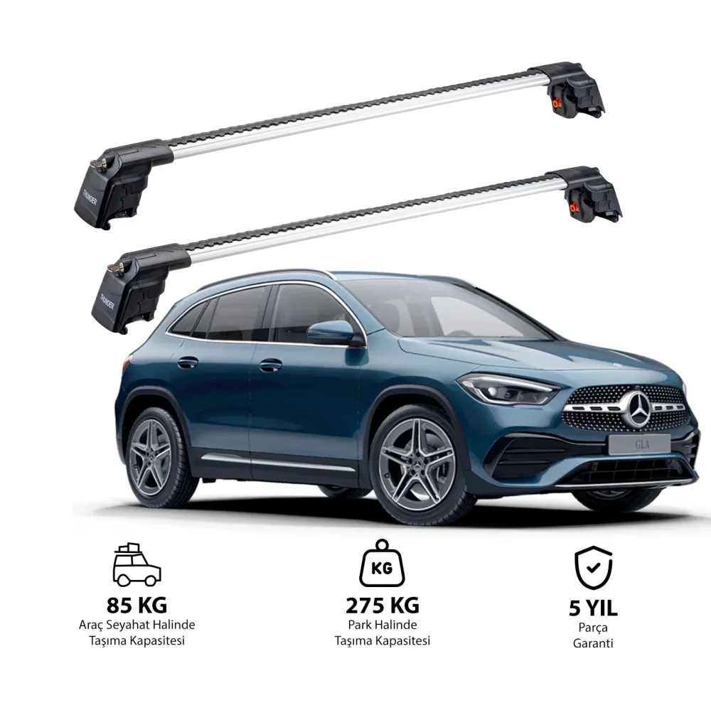 MERCEDES-BENZ GLA-CLASS 2020 ve Sonrası TRX2 Thunder Carrier Ara Atkı Gri