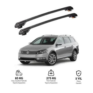 VOLKSWAGEN PASSAT ALLTRACK 2012-2015 TRX1 Thunder Carrier Kilitli Ara Atkı Siyah thumb 1
