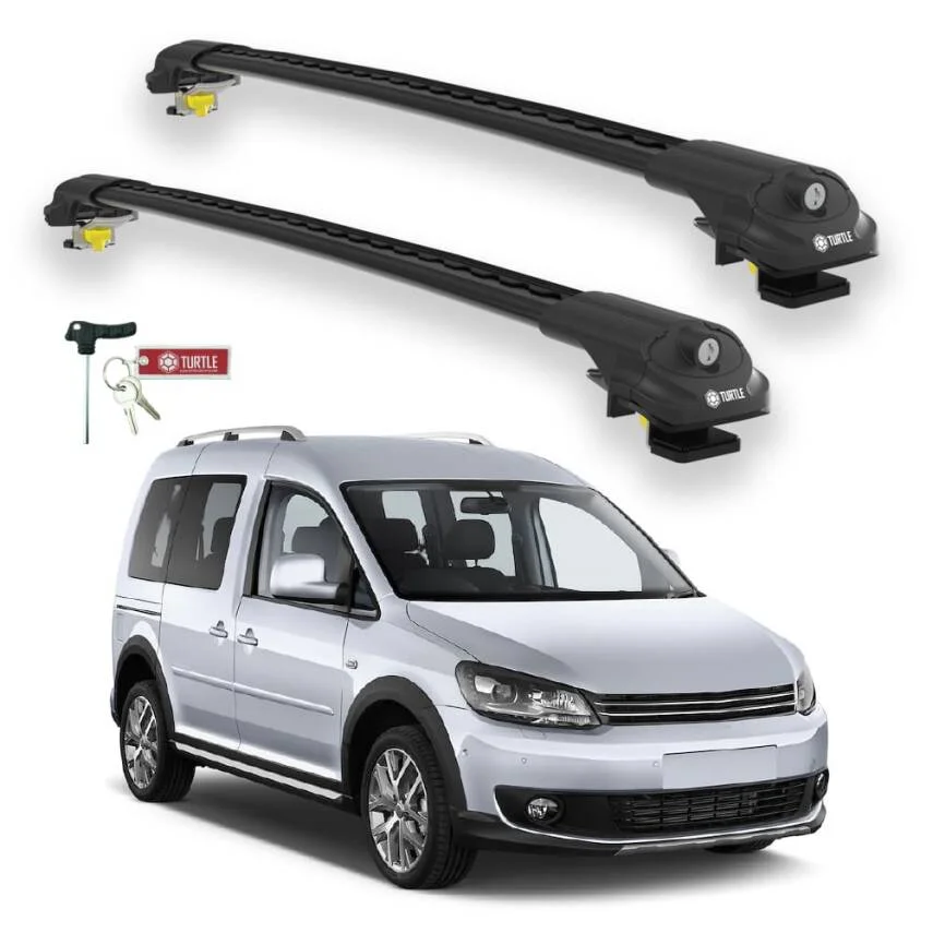 Turtle Volkswagen Caddy (2K) 2003-2019 Ara Atkı Air1 Siyah