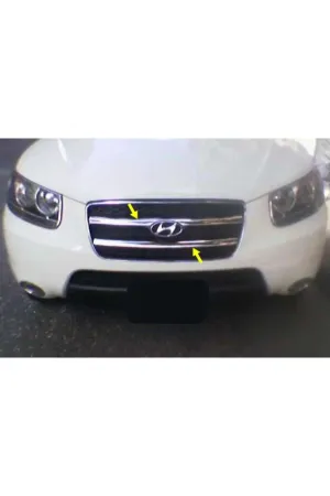 Hyundai Santa Fe 2007-2010 Krom Ön Panjur Aksesuarı 2 Parça