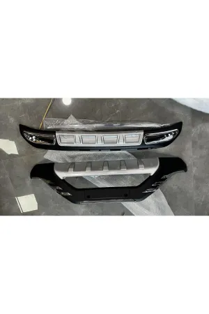 Honda crv uyumlu ön ve arka tampon koruma difüzör plastik 2013 / 2015 thumb 2