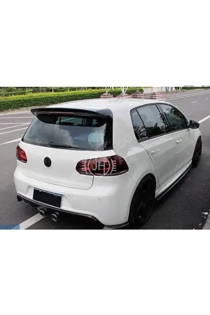 Vw golf 6 abt bagaj üstü spoiler pianoblack boyalı 2009 / 2013