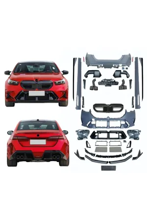 Bmw g60 m5 body kit tampon seti g90 2024+