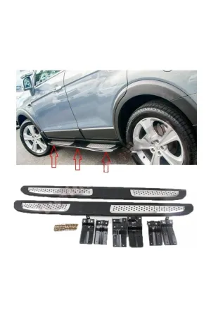 Chevrolet Captiva Uyumlu 2006- Yan Basamak Koruma Side Step Oem Style
