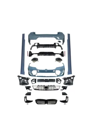 Bmw g20 lci m340 body kit tampon seti ve egzoz ucu m sport 2022+ thumb 3