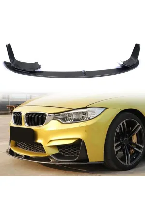 Bmw F30 f80 m3 ön tampon altı lip ve flap seti 3 parça 2012+ thumb 2