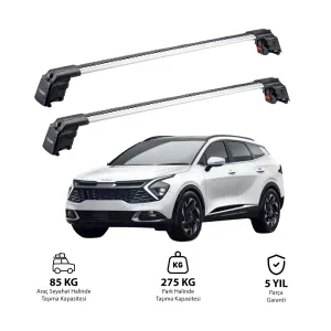 KIA SPORTAGE X-LINE 2022 ve Sonrası TRX2 Thunder Carrier Ara Atkı Gri thumb 1