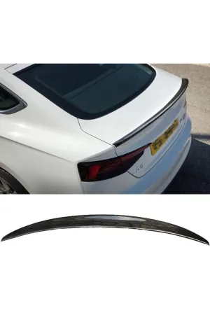 Audi a5 bagaj üstü spoiler siyah boyalı 2017+ b9