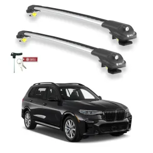 Turtle Bmw X7 (G07) 2019-2025 Ara Atkı Air1 Gri