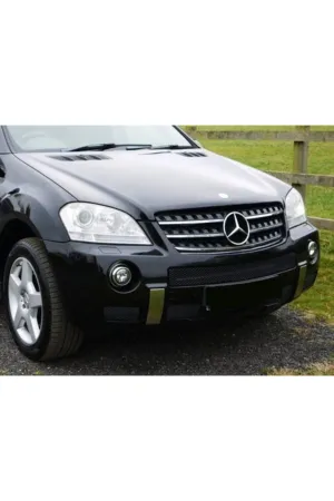 Mercedes W164 ml 2006-2012 Krom Ön Panjur Aksesuarı 5 Parça P.çelik