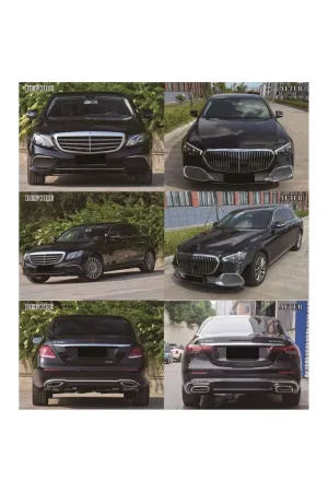 Mercedes w213 dönüşüm body kit seti full facelift 2022 maybach 2016 / 2020 thumb 2