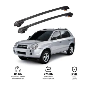 HYUNDAI TUCSON 2004-2009 TRX1 Thunder Carrier Kilitli Ara Atkı Siyah thumb 1