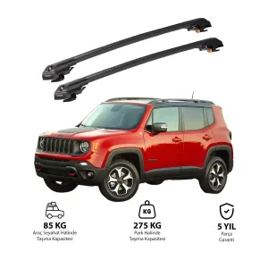 JEEP RENEGADE 2015 ve Sonrası TRX1 Thunder Carrier Kilitli Ara Atkı Siyah thumb 1