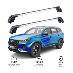 CHERY TIGGO 7 PRO 2020 ve Sonrası TRX2 Thunder Carrier Ara Atkı Gri thumb 1