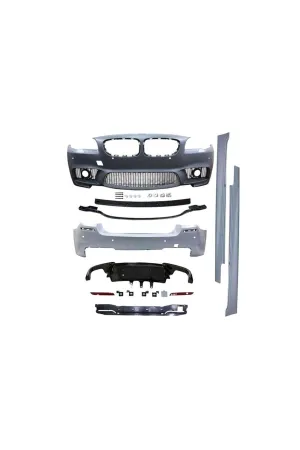Bmw f10 m5 body kit tampon seti 2010 / 2017 sis yuvalı