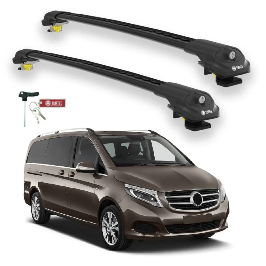 Turtle Mercedes-Benz V-Class (W447) 2015-2025 Ara Atkı Air1 Siyah