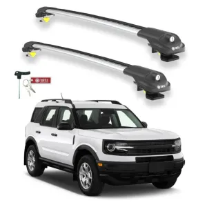 Turtle  Bronco Sport (Cx430) 2021-2025 Ara Atkı Air1 Gri