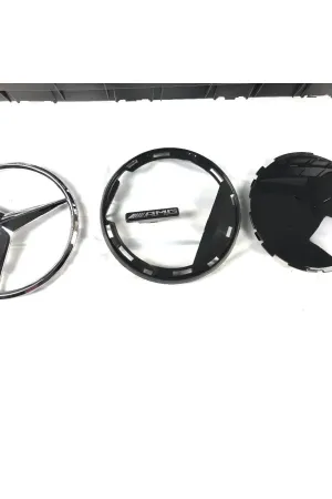 Mercedes w464 ön panjur ızgara far çerçevesi braketi ve logo thumb 3